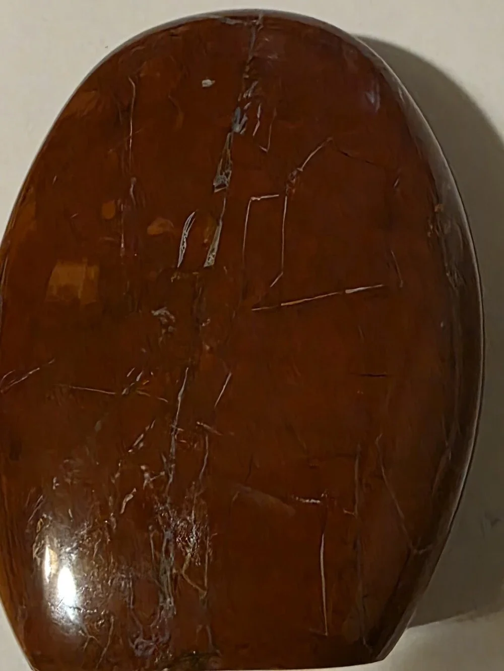 Red Jasper Polished Stone. In Great Condition.
